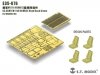 E.T. Model E35-076 US ARMY M1114 HUMVEE High Back Seats (For BRONCO Kit) (1:35)